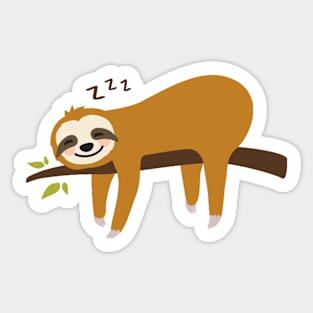 Lazy sloth Sticker